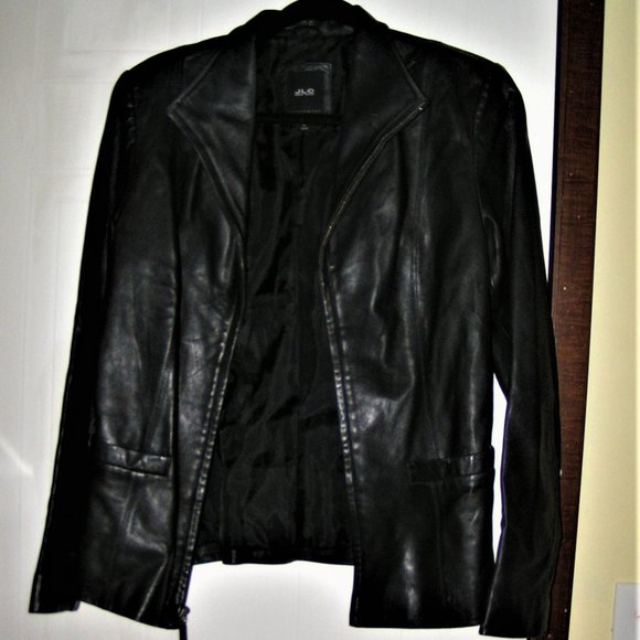 SOFT BLACK LEATHER SUPER COOL JACKET S/M - Picture 1 of 4